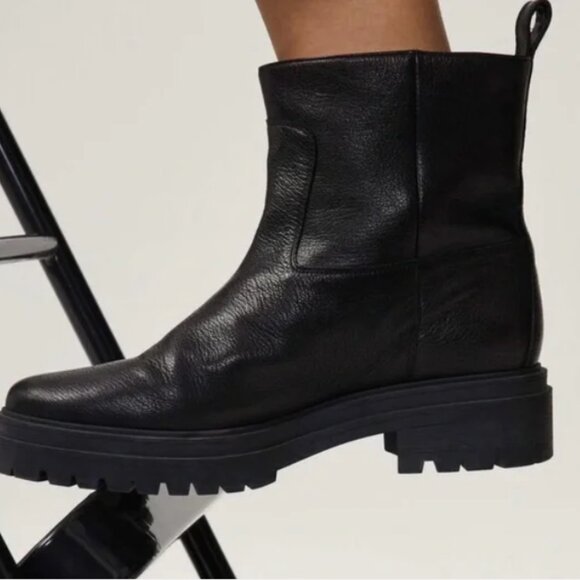Ba&sh bottiness cighter boots - noir size 38 - Picture 1 of 4